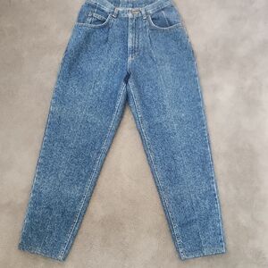 Lee High-Waisted Classic Blue Denim Mom Jeans
